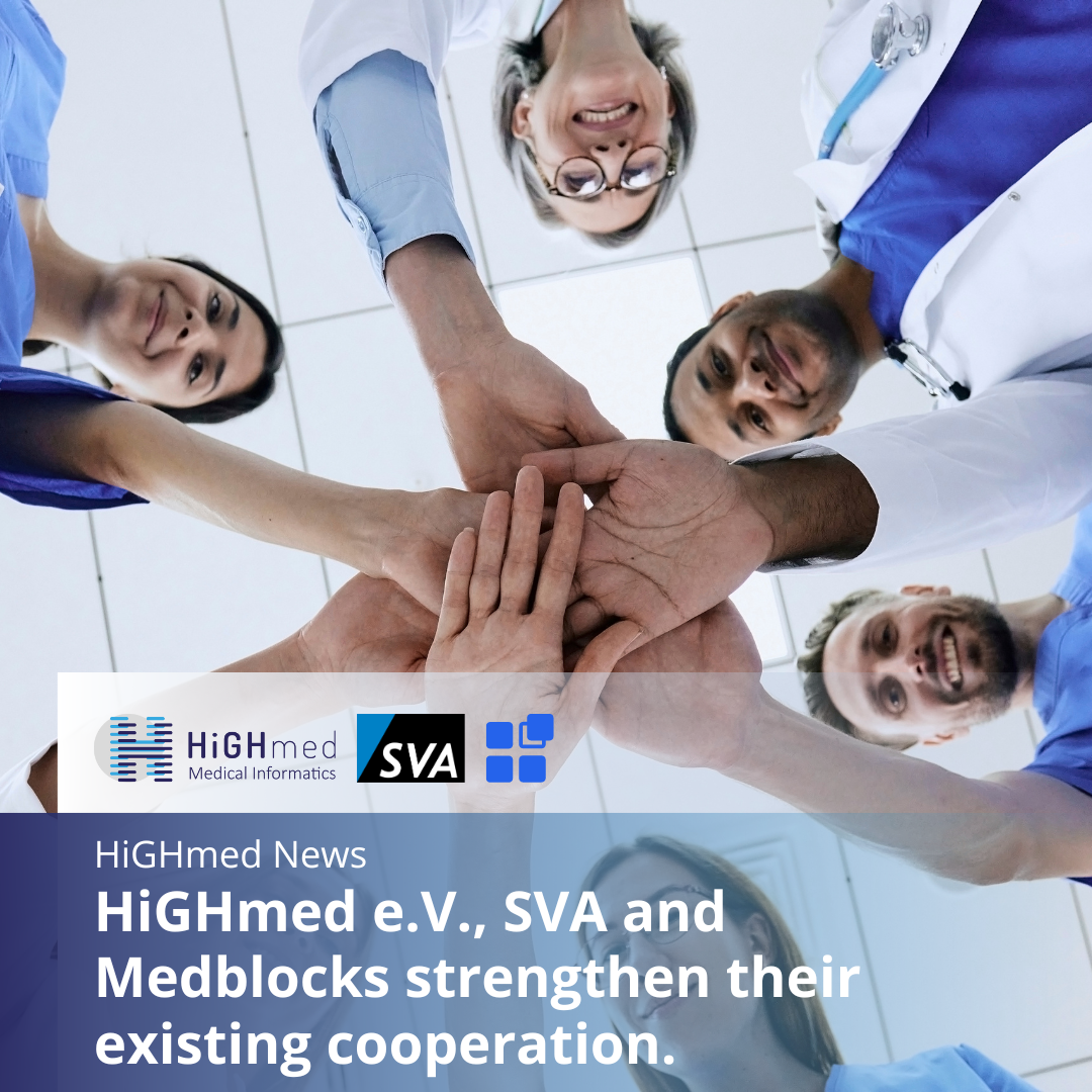 HiGHmed e.V., SVA and Medblocks intensify cooperation